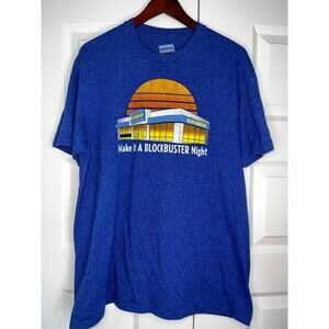 Mens Vintage Blockbuster Movie Store T Shirt Sz Large L